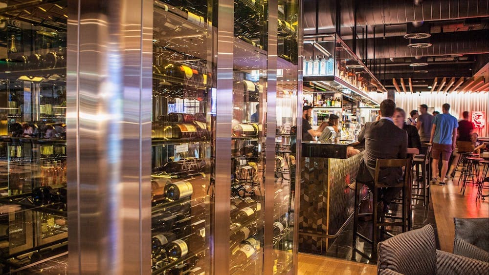 Bar and wine store