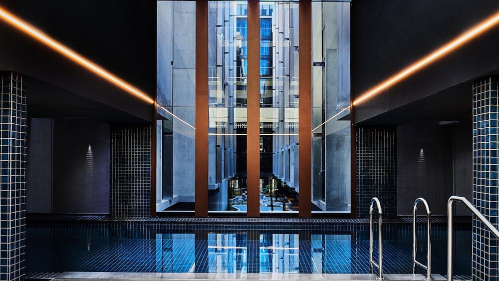 Midnight Hotel Pool