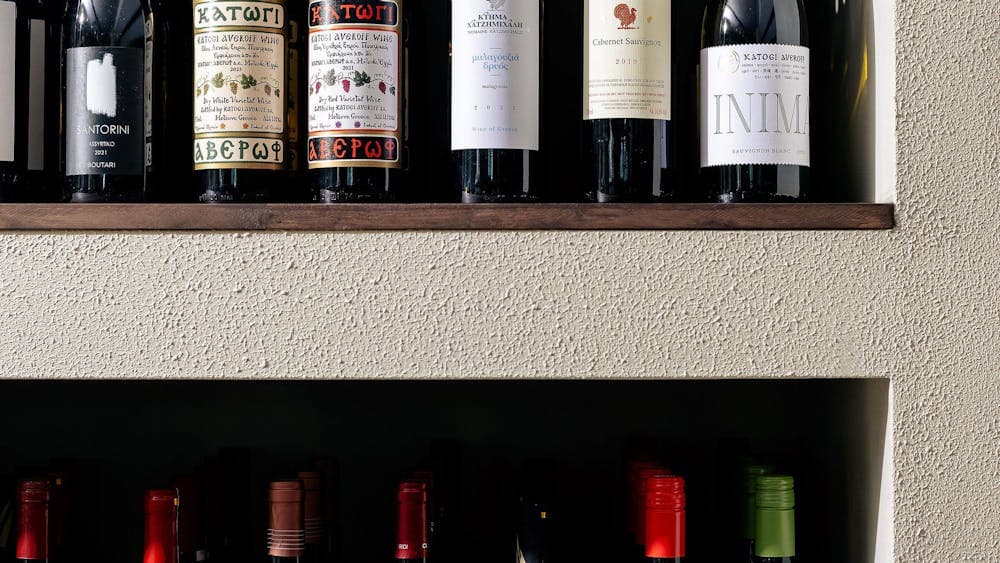Wine selections
