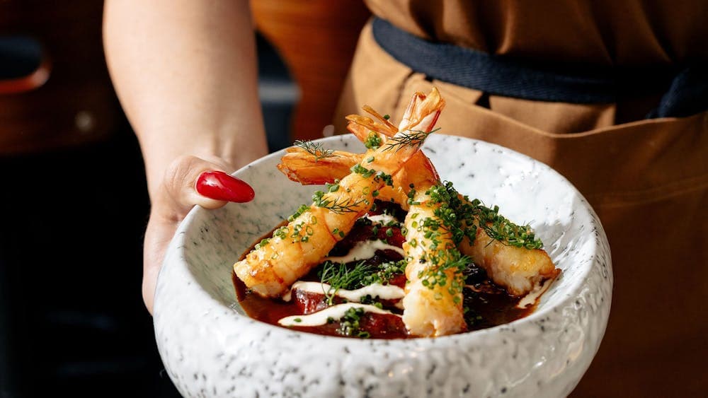 Prawn Saganaki