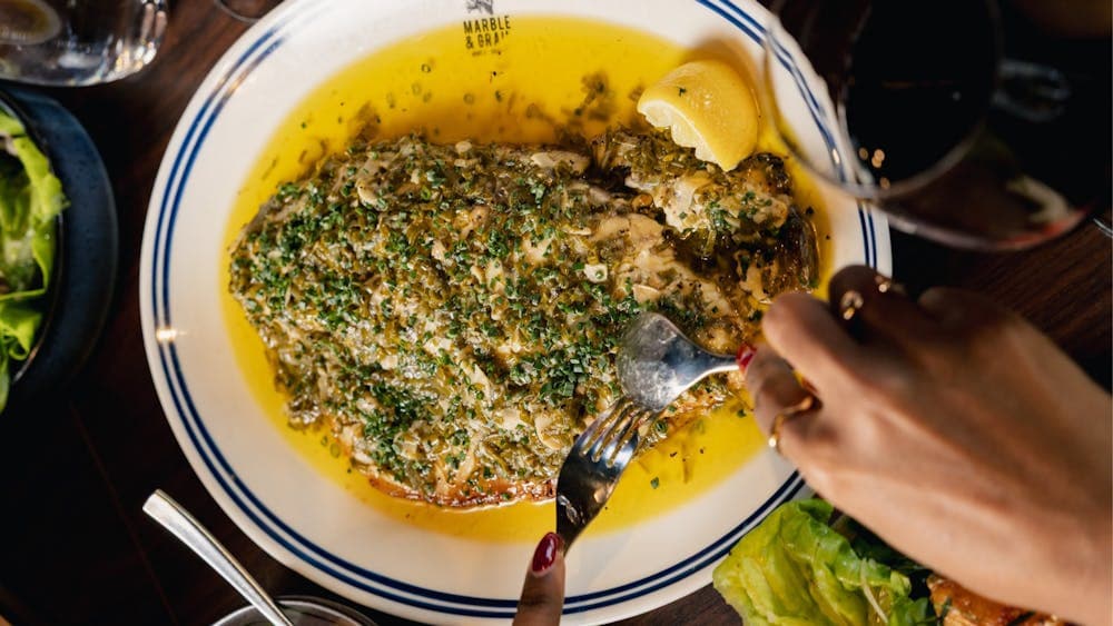 Barramundi dish