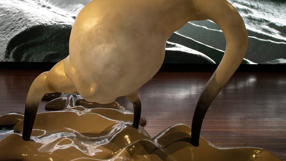 Installation view of Inferno by Mikaela Stafford
