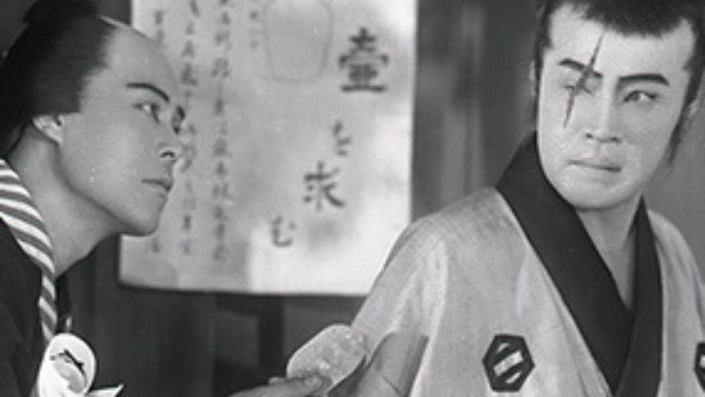 Still from film Tange Sazen and the Pot Worth A Million Ryō (丹下左膳余話　百万両の壺)