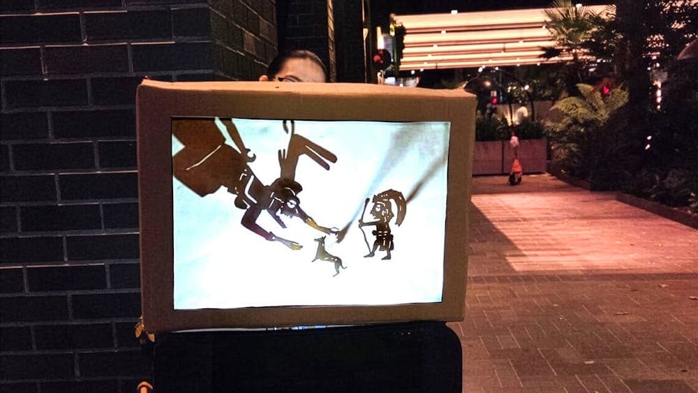 Journey to Mictlan shadow puppets