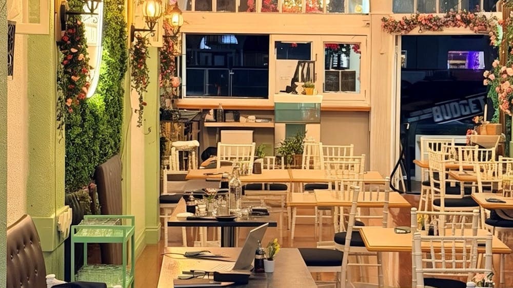 Flowers and inside of bloom room