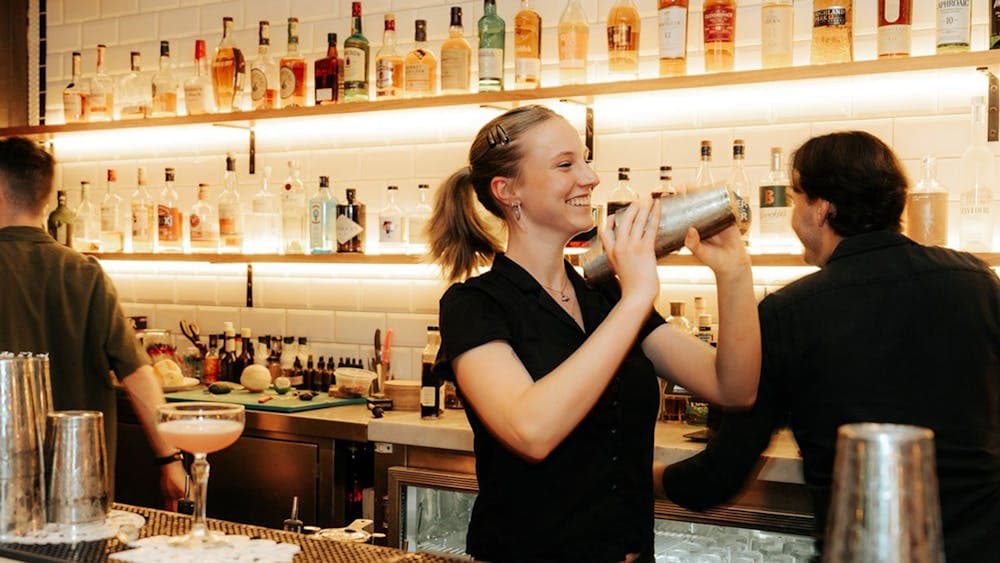 Cocktails at PJs in the City
