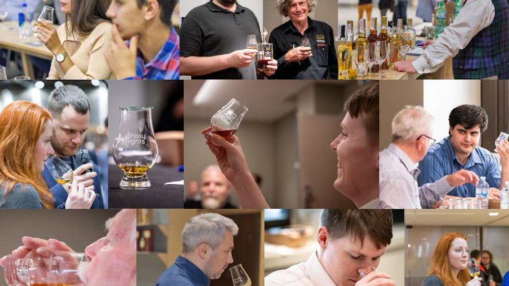 Collage of people at Whisky Capital