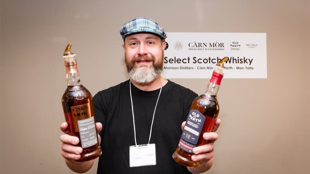 Presenting whisky at Whisky Capital