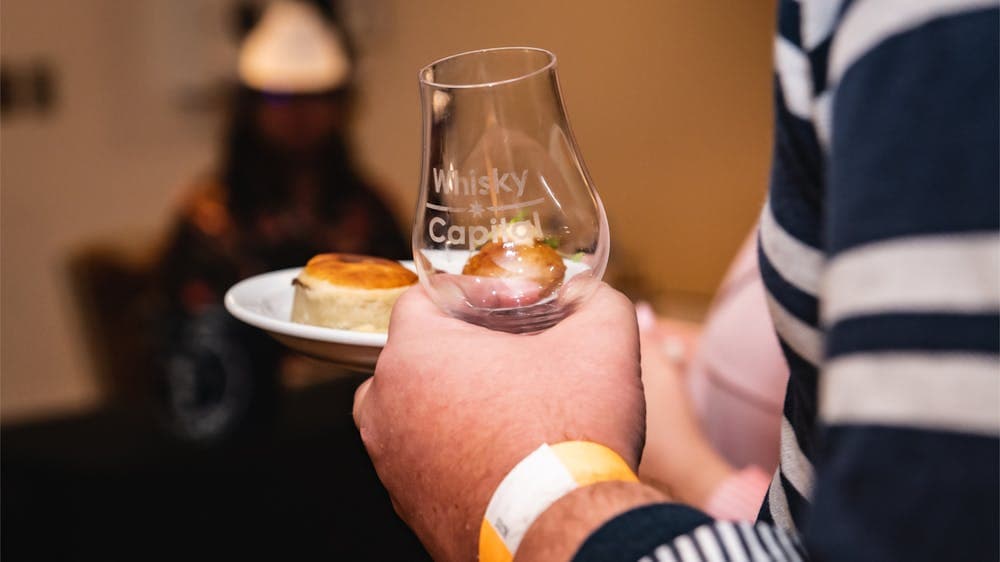 Canapes and whisky at Whisky Capital