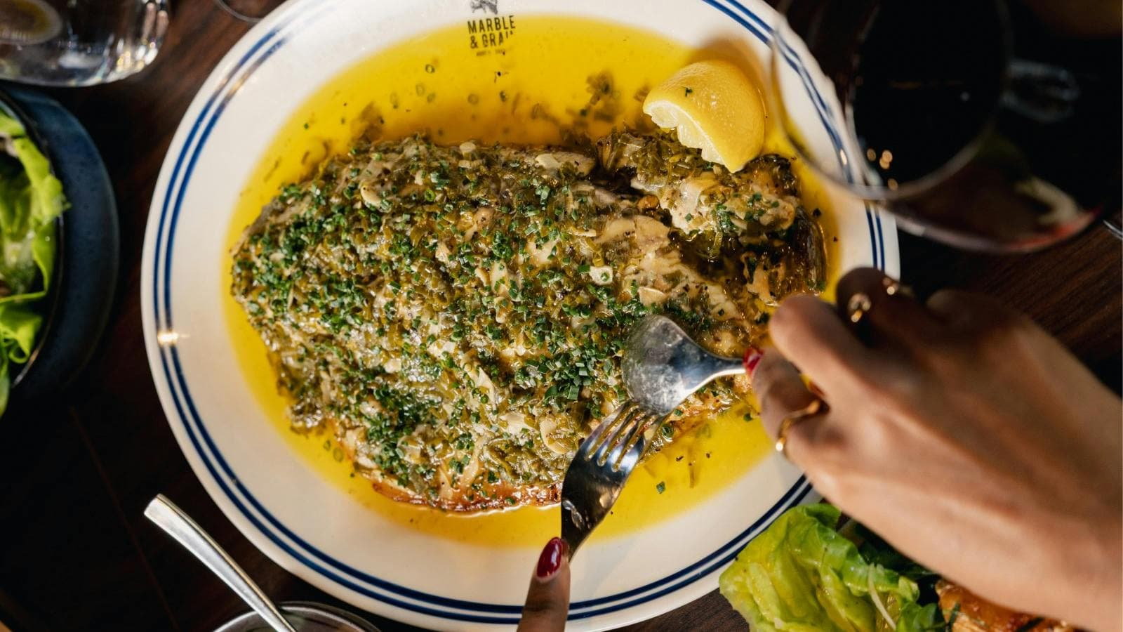 Barramundi dish