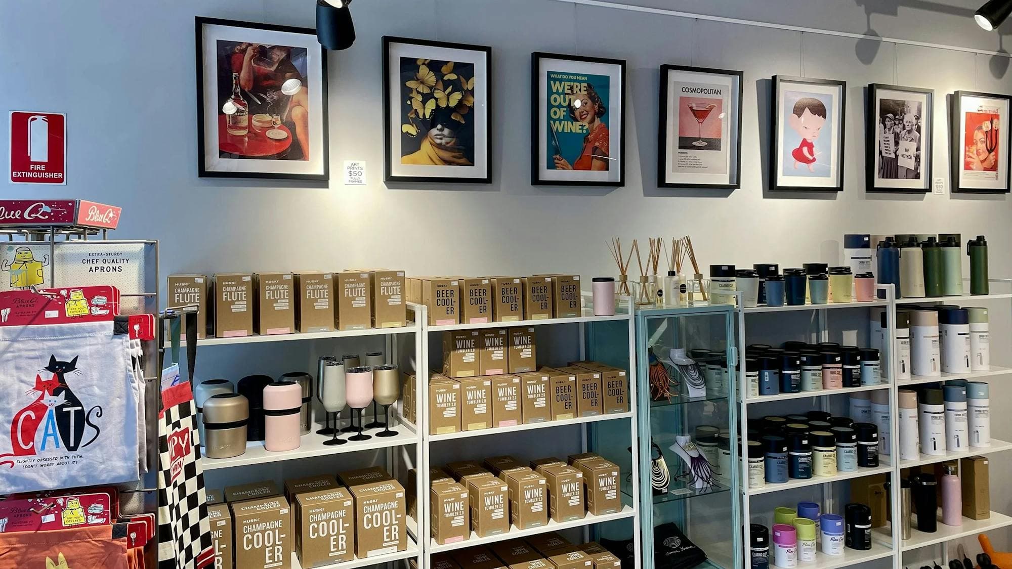 Framed prints and design-led gifts reflect Pom Pom Store’s creative flair.
