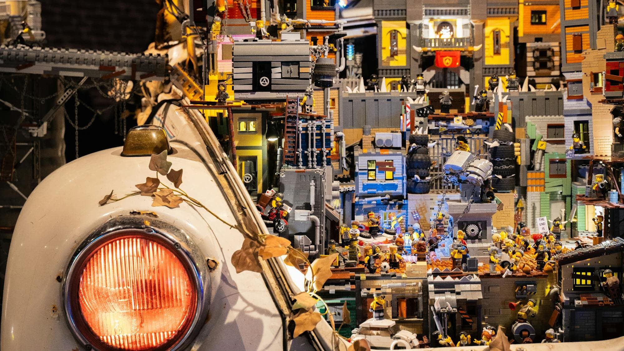 RELICS Volkswagen with LEGO® world constructed inside