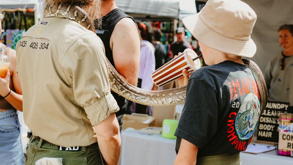 An image of Canberra Snake Rescue at the market