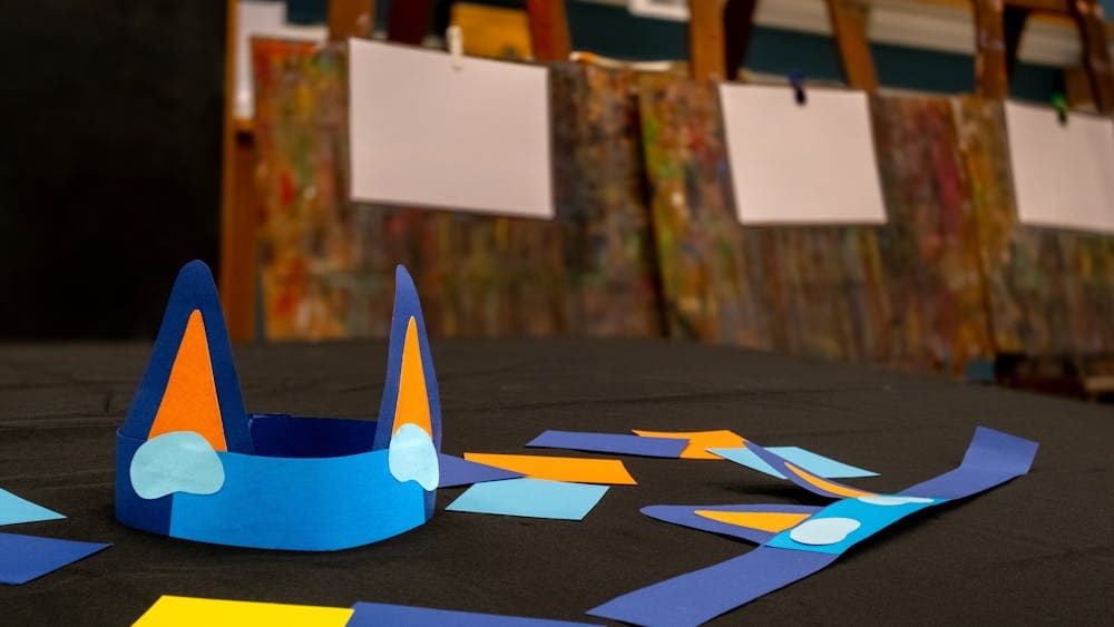 Puppy play ears crafted in the workshop at Canberra Museum + Gallery