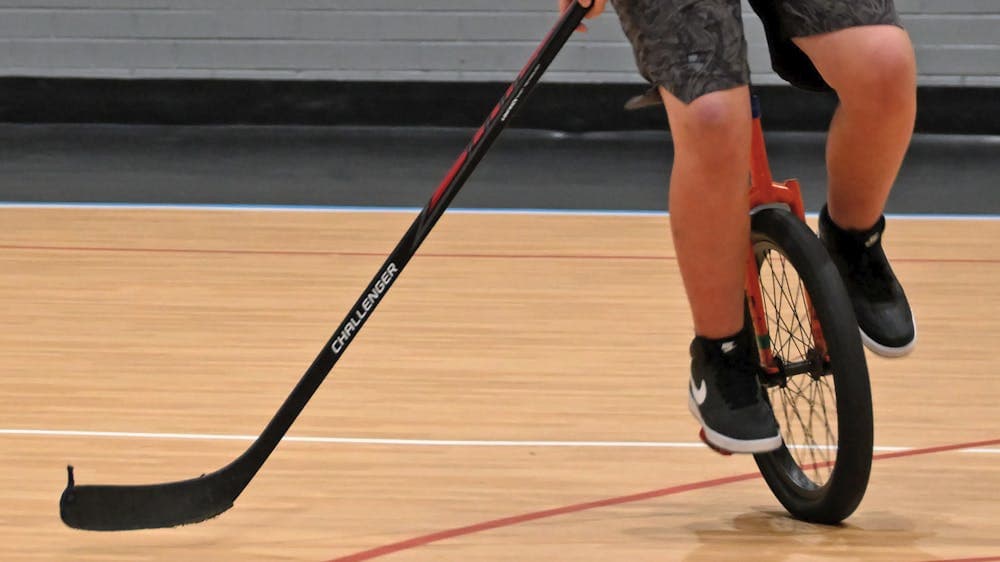 Unicycle hockey