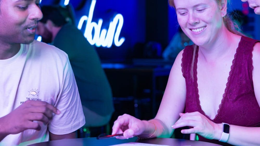 Guests at Trivia Night
