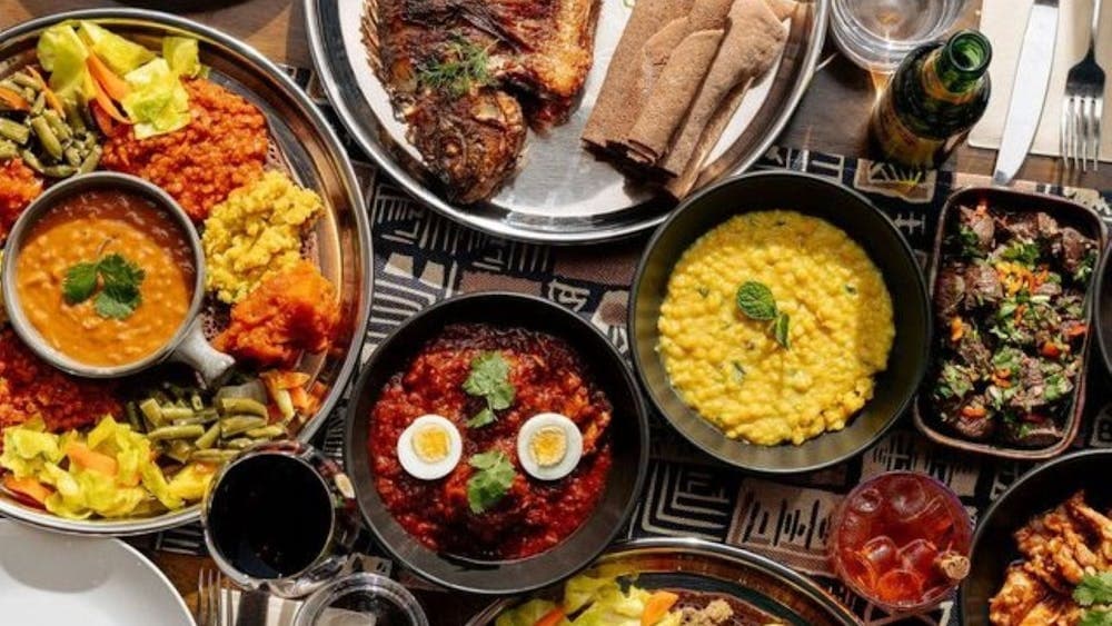 food at Ethiopian On Northbourne