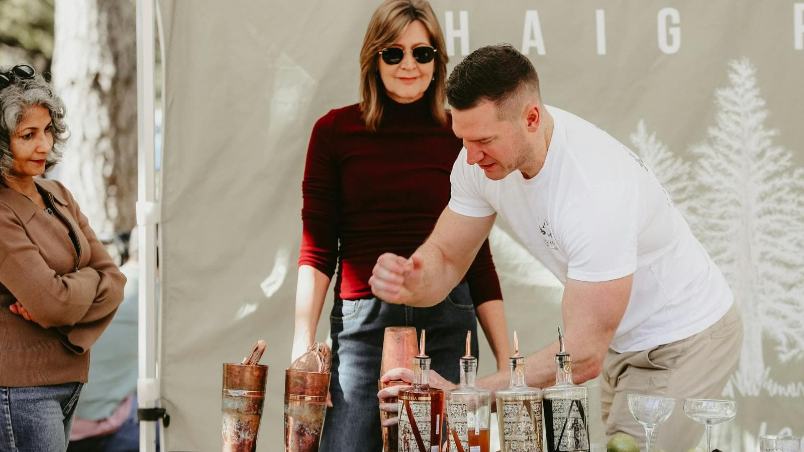 Workshops at the markets - cocktail making