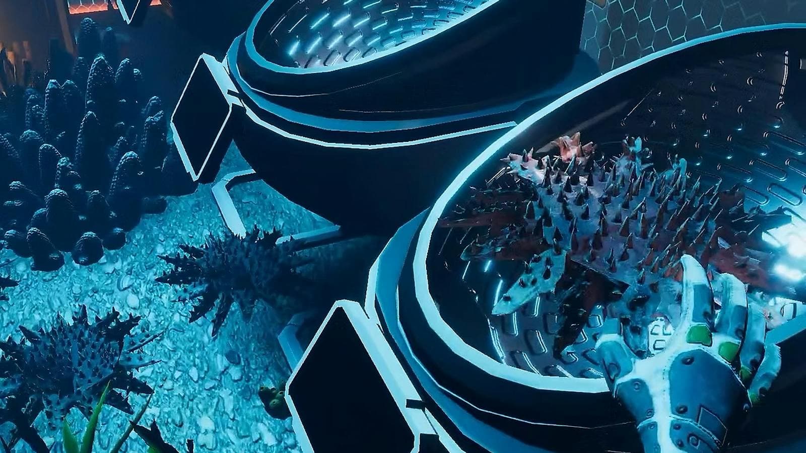 A scene from Reef Rangers VR experience showing an aquatic scene